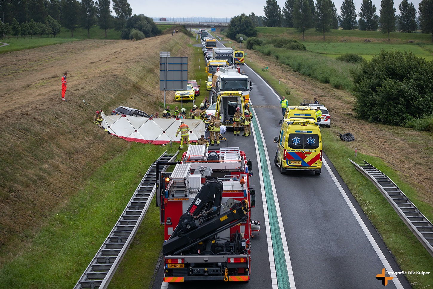 Opnieuw ernstig ongeval op de N50 bij Kampen