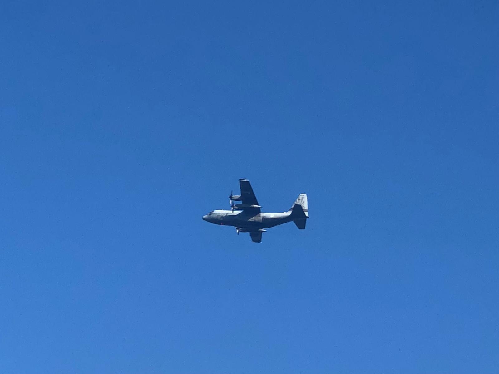 Luchtmachtoefening boven Kampen